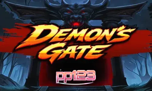 Tampilan visual slot Demon's Gate dengan nuansa portal mistis dan simbol rune.